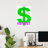 Es ist kein Kulturkrieg, es ist ein Klassenkampf Poster (Heimbüro)