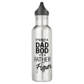 Es ist kein Papa-Bod, es ist eine Vater-Figur lust Edelstahlflasche (Links)