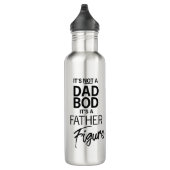 Es ist kein Papa-Bod, es ist eine Vater-Figur lust Edelstahlflasche (Rechts)