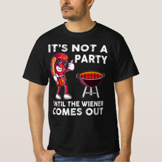 Es ist kein Party, bis die Dackel rauskommt, lusti T-Shirt