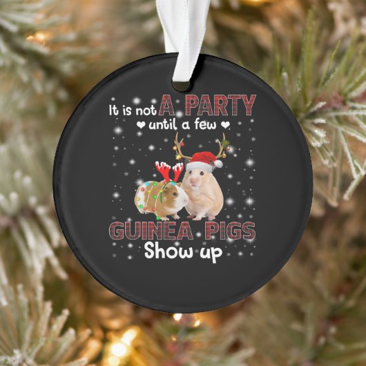 Es ist kein Party, bis ein paar Guinea auftauchen Ornament (Baum)