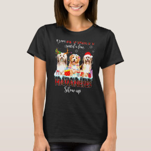 Es ist kein Party bis ein paar Havaneses Santa Sho T-Shirt