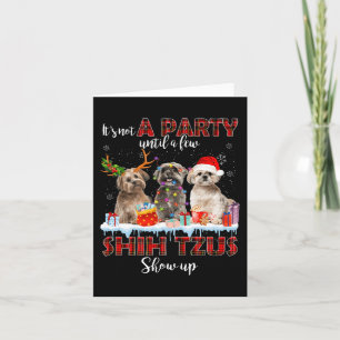 Es ist kein Party bis ein paar schicke Zucas Santa Karte