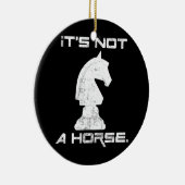 Es ist kein Pferdeschlittenspiel mehr Keramik Ornament (Rechts)
