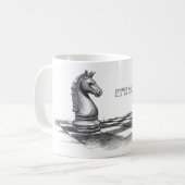 Es ist kein pferdisches Schachspiel für Schach Kaffeetasse (Vorderseite Links)
