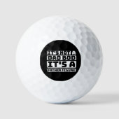 Es ist kein Vater, der seinen Vater als "Funny" be Golfball (Vorderseite)
