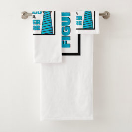 Es ist kein Vater, sondern ein Vater Badhandtuch Set