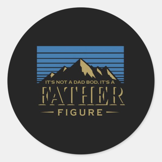 Es ist kein Vater, sondern ein Vater Runder Aufkleber (Vorderseite)