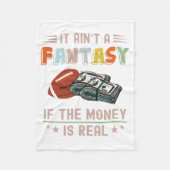 Es ist keine Fantasie, ob das Geld echt ist Fleecedecke (Vorderseite)