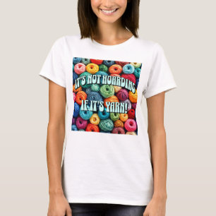 Es ist keine Hamsterei, wenn es sich um Garn hande T-Shirt