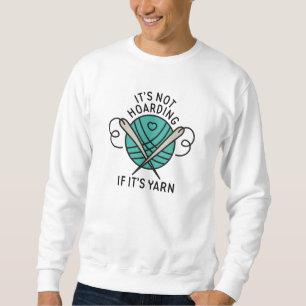 Es ist keine Hamsterei, wenn es sich um Wolle hand Sweatshirt
