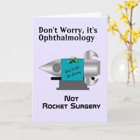 Es ist keine Personalisierte Rocket-Operation Karte (Gelbe Blume)