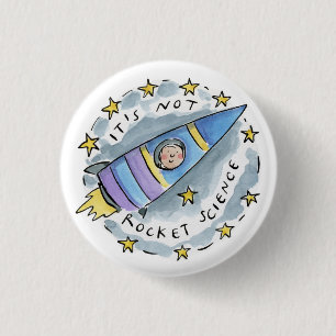 Es ist keine Raketenwissenschaft Button