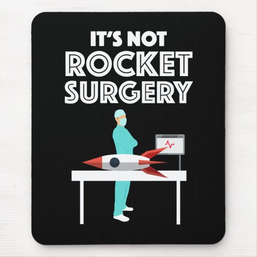 Es ist keine Rocket-Operation Mousepad (Vorne)