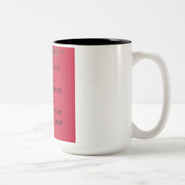 Es ist keine "Valentimes"-Tasse Zweifarbige Tasse
