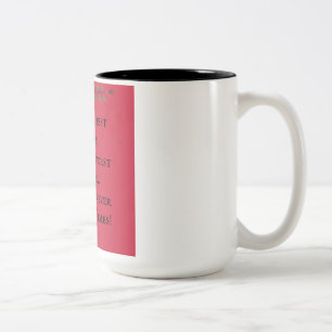 Es ist keine "Valentimes"-Tasse Zweifarbige Tasse