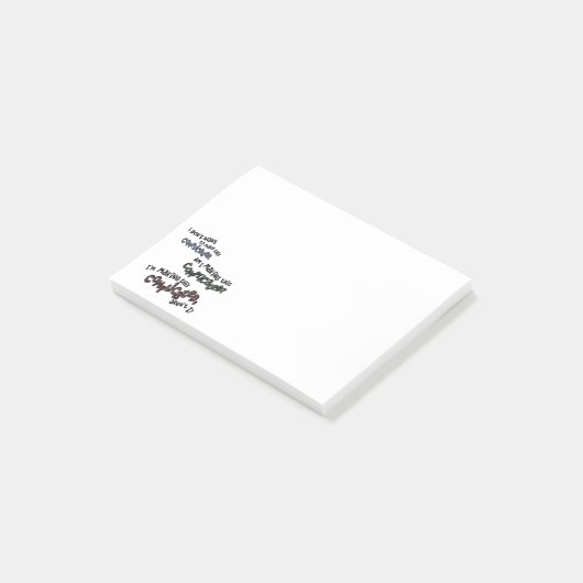 Es ist kompliziert lustig, alles zu überdenken post-it klebezettel (angewinkelt)