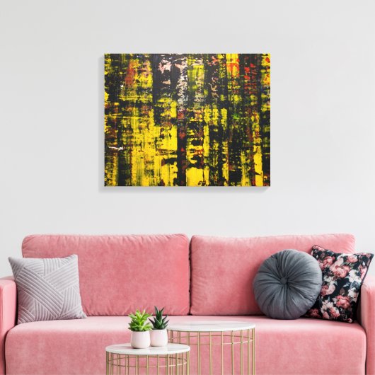 Es ist kompliziert ummantelte Canvas Leinwanddruck (Insitu (Wohnzimmer))
