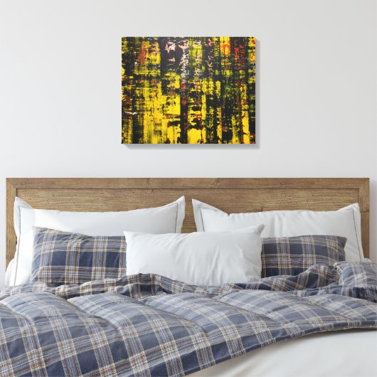 Es ist kompliziert ummantelte Canvas Leinwanddruck (Insitu (Schlafzimmer))
