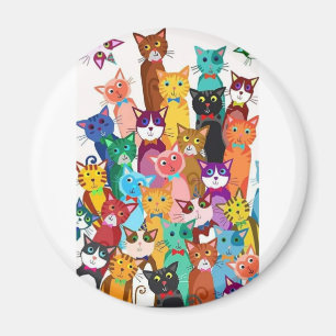 Es ist Kühlschrank-Magnet einer Katze Welt Magnet