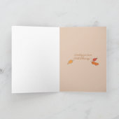 Es ist Kürbissaison | Fall Grußkarte Feiertagskarte (Innenseite)