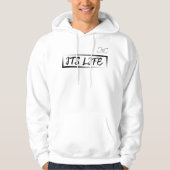 Es ist Leben-WeißHoodie Hoodie (Vorderseite)