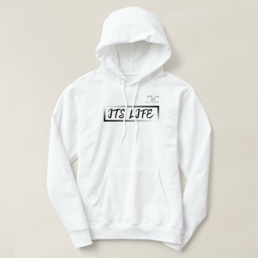 Es ist Leben-WeißHoodie Hoodie (Design vorne)