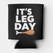 Es ist Leg Day Funny Turkey Erntedank Dosenkühler (Vorderseite)