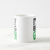 ES IST LEICHT, GRÜN ZU SEIN KAFFEETASSE (Mittel)
