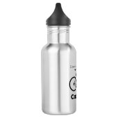 Es ist leichter, Behalten, als das Radfahren aufzu Edelstahlflasche (Links)