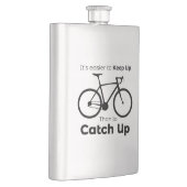 Es ist leichter, Behalten, als das Radfahren aufzu Flachmann (Rechts)