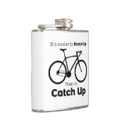 Es ist leichter, Behalten, als das Radfahren aufzu Flachmann (Rechts)