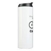 Es ist leichter, Behalten, als das Radfahren aufzu Thermosbecher (Nach links gedreht)