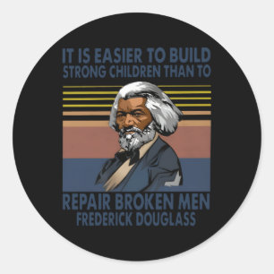 Es ist leichter, starke Kinder zu bauen, als sie z Runder Aufkleber