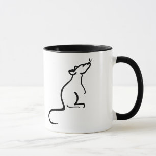 Es ist Logo einer Ratte Welt Tasse