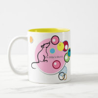 Es ist Logo-Tasse einer Ratte Welt