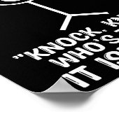 Es ist lustig, dass dies Bob ist, Bob hat keinen W Poster (Ecke)