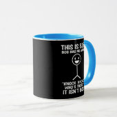 Es ist lustig, dass dies Bob ist, Bob hat keinen W Tasse (VorderseiteRechts)