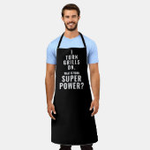 Es ist lustig, dass ich Grills anstelle, was deine Schürze (Getragen)