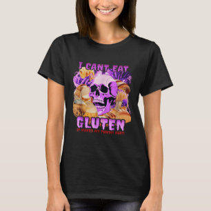 Es ist lustig, dass ich kein Gluten essen kann, es T-Shirt