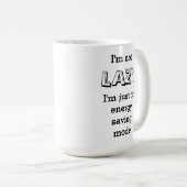 Es ist lustig, dass ich nicht starre, wenn ich im  kaffeetasse (VorderseiteRechts)