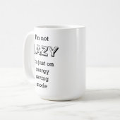 Es ist lustig, dass ich nicht starre, wenn ich im  kaffeetasse (Vorderseite Links)