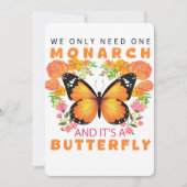 Es ist lustig, dass wir nur einen Monarchen brauch Einladung (Vorderseite)