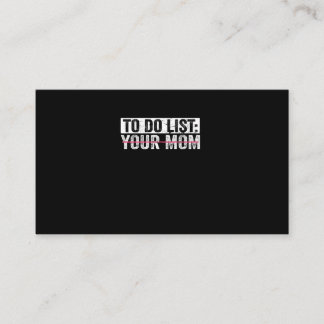 Es ist lustig, Ihre Mama Sarcasm Sarcastic Sprichw Visitenkarte