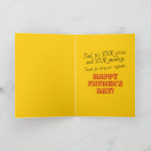 Es ist lustig, nicht mein Zirkus, nicht mein Affen Karte (Innenseite)