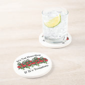 Es ist lustig, nicht zu hassen, wenn es Tomaten is Getränkeuntersetzer (Seite)