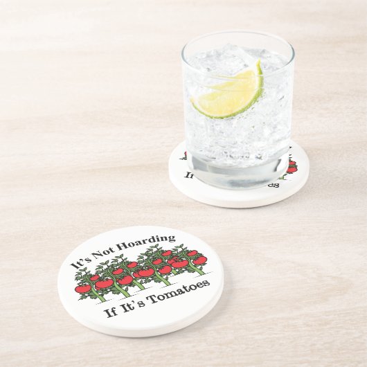 Es ist lustig, nicht zu hassen, wenn es Tomaten is Getränkeuntersetzer (Seite)