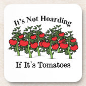 Es ist lustig, nicht zu hassen, wenn es Tomaten is Getränkeuntersetzer (Vorderseite)