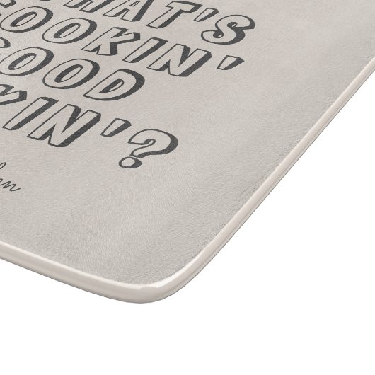 Es ist lustig, was gut aussieht. schneidebrett (Ecke)