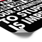 Es ist lustig, wenn wir Trump nach diesem Biden im Poster (Ecke)